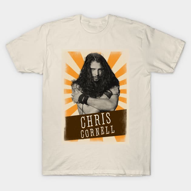 Vintage Aesthetic Chris Cornell 1990s T-Shirt by SkulRose